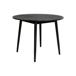 Best ZILT Ronde Eettafel Memo Eikenhout, kleur Zwart