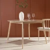 Online Nohr Ronde Eettafel Neomi Rubberhout, 120cm, kleur Whitewash