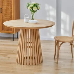 Sale Artistiq Living Ronde Eettafel Nikkie Hevea hout, 100cm
