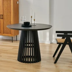 Sale Artistiq Living Ronde Eettafel Nikkie Hevea hout, 100cm