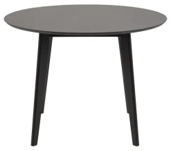 Bendt Ronde Eettafel Torkil Eikenfineer, kleur Zwart