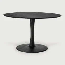 Online Ethnicraft Ronde Eettafel Torsion Gevernist Eikenhout, 127cm