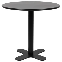 Hot ZILT Ronde Outdoor Bistrotafel Yusuf 80cm, kleur Zwart