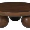 Outlet Artistiq Living Ronde Salontafel Ambur Mangohout, 90cm
