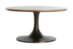 Sale Light & Living Ronde Salontafel Dolin Travertin, 75cm