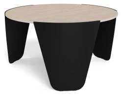 Outlet Bendt Ronde Salontafel Jahan Keramiek, 80cm Beige