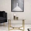 Nohr Ronde Salontafel Kennie Glas, 90cm