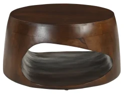 Clearance Artistiq Living Ronde Salontafel Khaleel Mangohout, 75cm