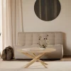 Hot Ethnicraft Ronde Salontafel Mikado Geolied Eikenhout, 100cm