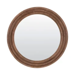 Light & Living Ronde Spiegel Florion Mangohout, 100cm