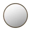 Discount Dutchbone Ronde Spiegel Gale Rubberhout, 80cm