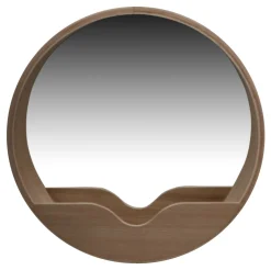 Zuiver Ronde Spiegel Round Wall Eiken