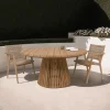 Outlet Livingfurn Ronde Tuintafel Cindo Teakhout, 120cm