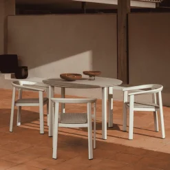 Discount Kave Home Ronde Tuintafel Erice 120cm