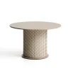 Discount Kave Home Ronde Tuintafel Sedalis Aluminium en touw
