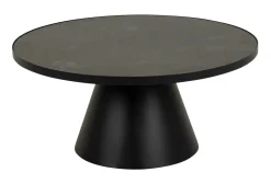 Hot Bendt Salontafel Anemone Keramiek, kleur Zwart