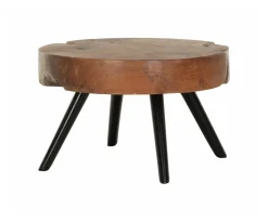 Online MUST Living Salontafel Disk Teakhout, 60cm Naturel