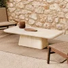 Sale Kave Home Salontafel Drasi Travertinlook, 140 x 70cm