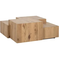 New Richmond Interiors Salontafel Lennox Eiken, 100 x 100cm