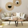 Clearance Artistiq Living Salontafel Micayla Kurk, Set van 2 stuks
