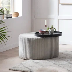 New Artistiq Living Salontafel Osvaldo Met dienblad, Ø70cm