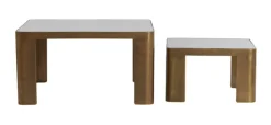 Online Light & Living Salontafel Oxe Set van 2 stuks, kleur Antiek Brons