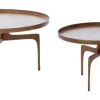 Sale Light & Living Salontafel Pano Set van 2 stuks, kleur Donker Brons