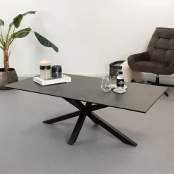 Online Sohome Salontafel Parker Keramiek, 130 x 70cm, kleur Zwart
