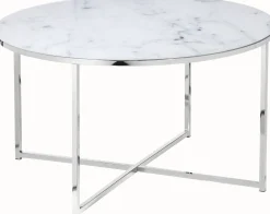 Outlet Artistiq Living Salontafel Roel 80cm, Marmerlook
