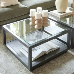 Online Rivièra Maison Salontafel Roger Mangohout en glas