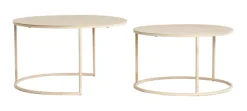Online Light & Living Salontafel Sadar Set van 2 stuks, kleur Zand/Bruin Zandbruin