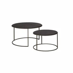Online RENEW Salontafel Spello Teakhout, Set van 2 stuks