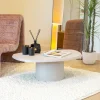 New By-Boo Salontafel Sten organisch 89 x 59cm, kleur Beige