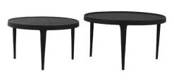 Clearance Light & Living Salontafel Tobias Set van 2 stuks, kleur Zwart