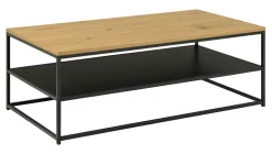 Outlet Bendt Salontafel Ture Eiken en metaal Naturel