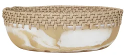 Hot MUST Living Schaal Da Vinci Rond Bruin / Wit