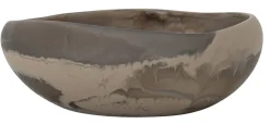 Hot MUST Living Schaal Rafael, Ø25 cm, kleur Zwart en Bruin Bruin, Zwart