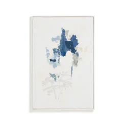 New Kave Home Schilderij Erale 90 x 60cm Blauw