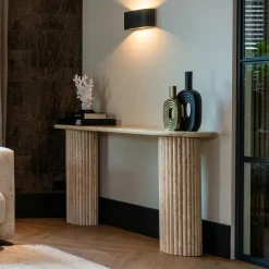 New Richmond Interiors Sidetable La Cantera 160 x 38cm, Travertin