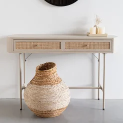 Clearance ZILT Sidetable Meja Rattan, 120cm