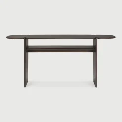 Hot Ethnicraft Sidetable PI Gevernist Mahoniehout, kleur Donkerbruin