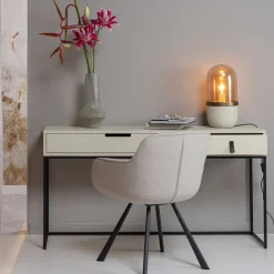 WOOOD Sidetable Silas Grenen, 140cm, kleur Dust