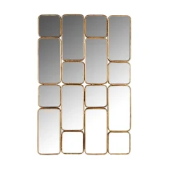 Discount Richmond Interiors Spiegel Birche met 16 spiegels, kleur Goud