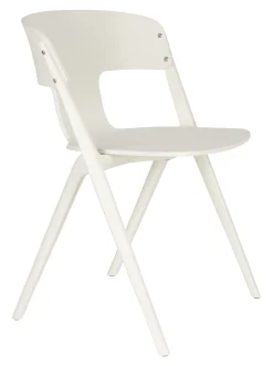 Sale Zuiver Stapelbare Tuinstoel Horizon kleur Off White