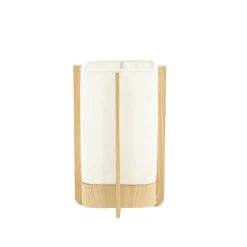 Clearance By-Boo Tafellamp Aterlier Linnen en houtlook