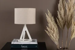 Nohr Tafellamp Callahan Linnen, kleur Beige