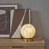 Best it's about RoMi Tafellamp Carrara Glas, Marmerlook, kleur Wit