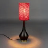 New Dutchbone Tafellamp Jules Geweven stof en glas