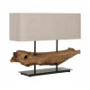 Best MUST Living Tafellamp Log Erosion Teakhout, 58cm