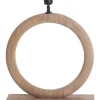 Clearance Light & Living Tafellamp Nubia Mangohout, 44cm, kleur Naturel (excl. kap)